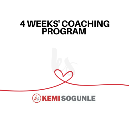 4 Weeks Coaching Program